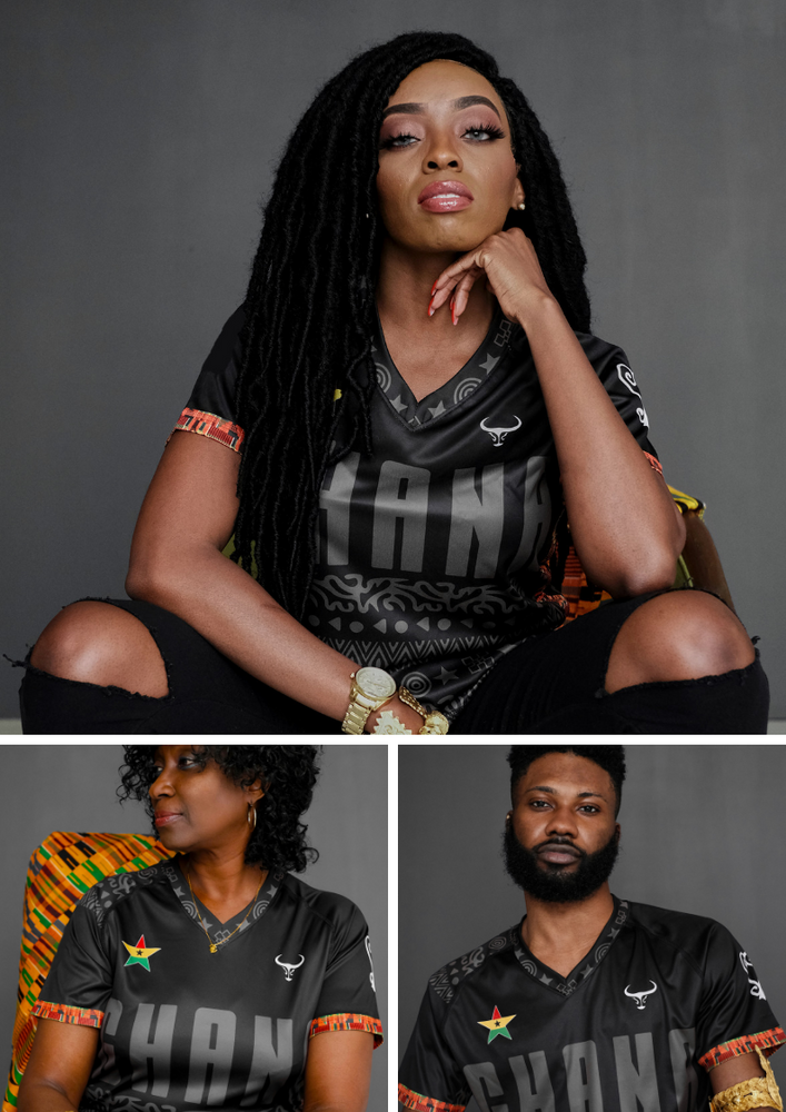 GHANA'S INDEPENDENCE DAY SANKOFA SOCCER JERSEY RELEASE