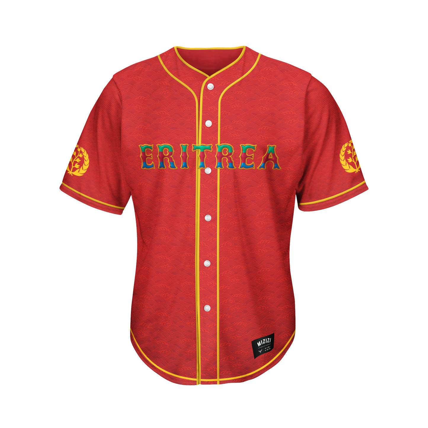 Red top baseball jersey