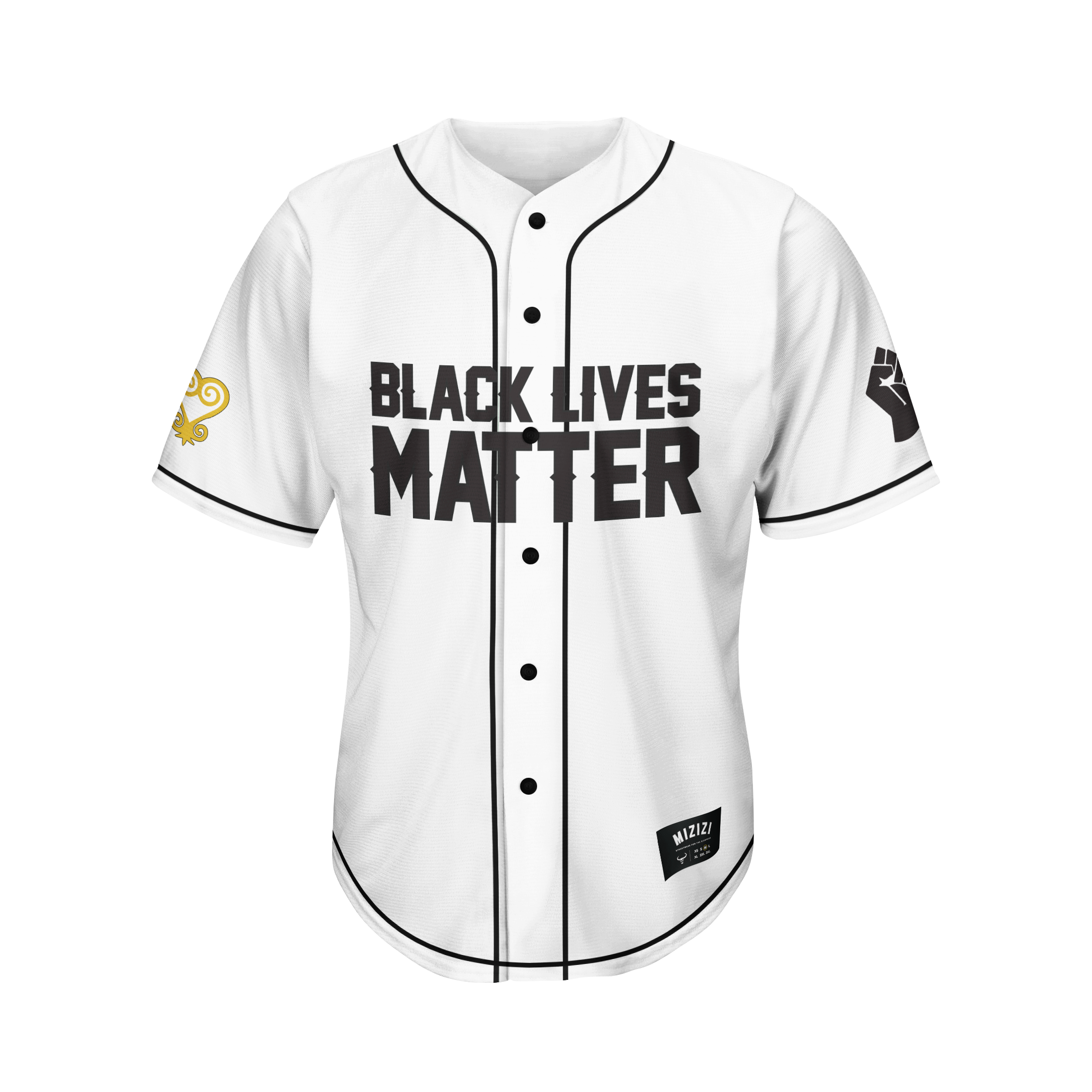 MIZIZ  Africa Baseball Jersey [Black] – MIZIZI