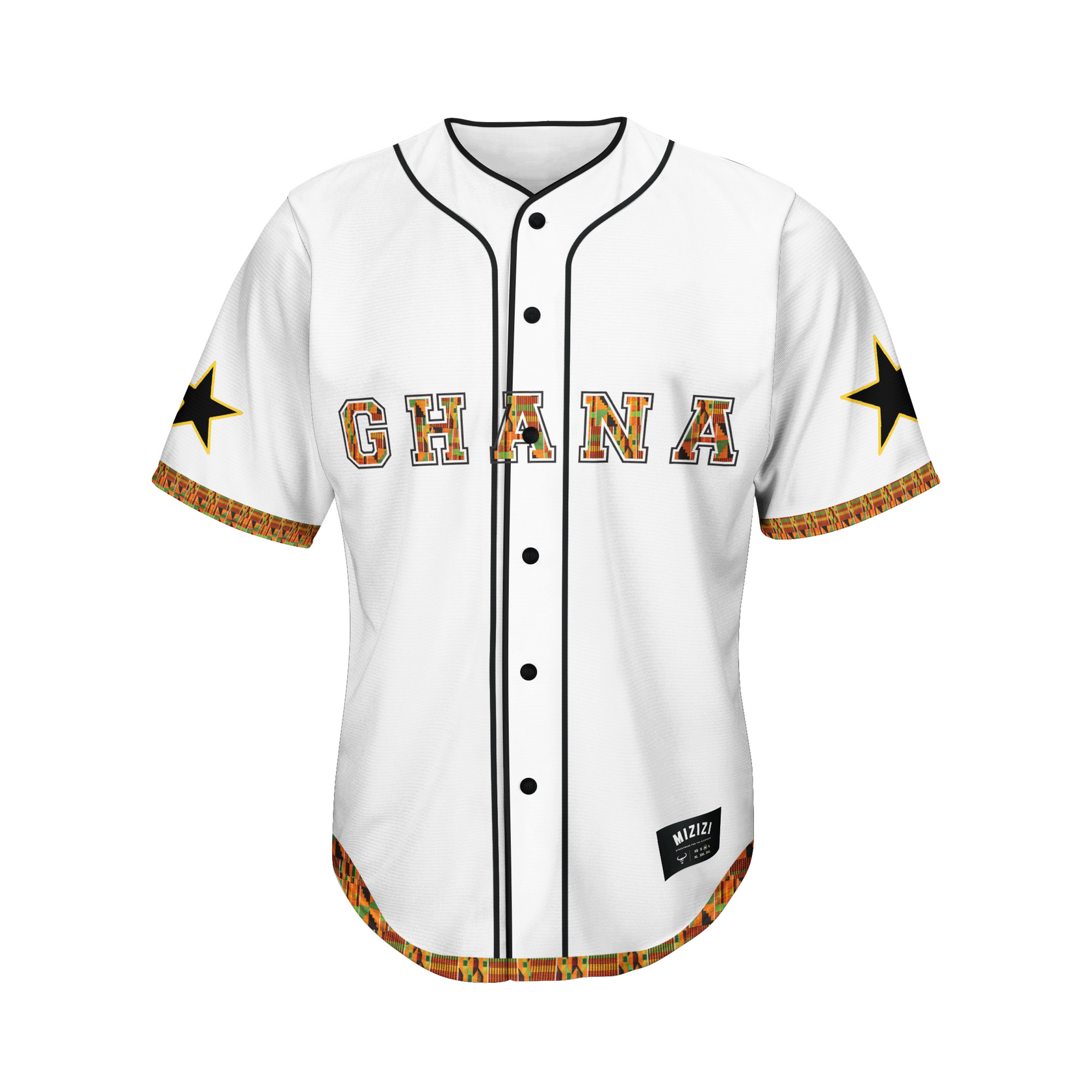 MIZIZI Ghana Baseball Jersey