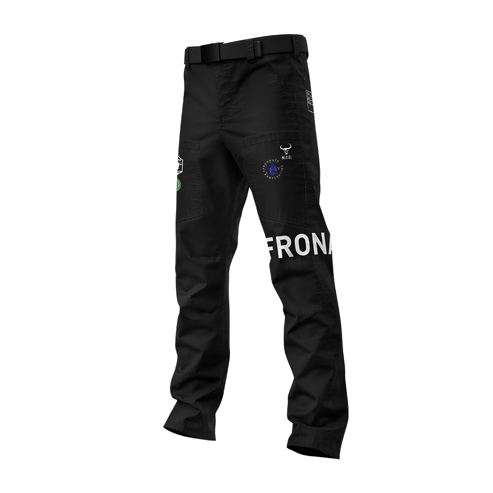 Afronauts Zipper-Knee Windbreaker Pants