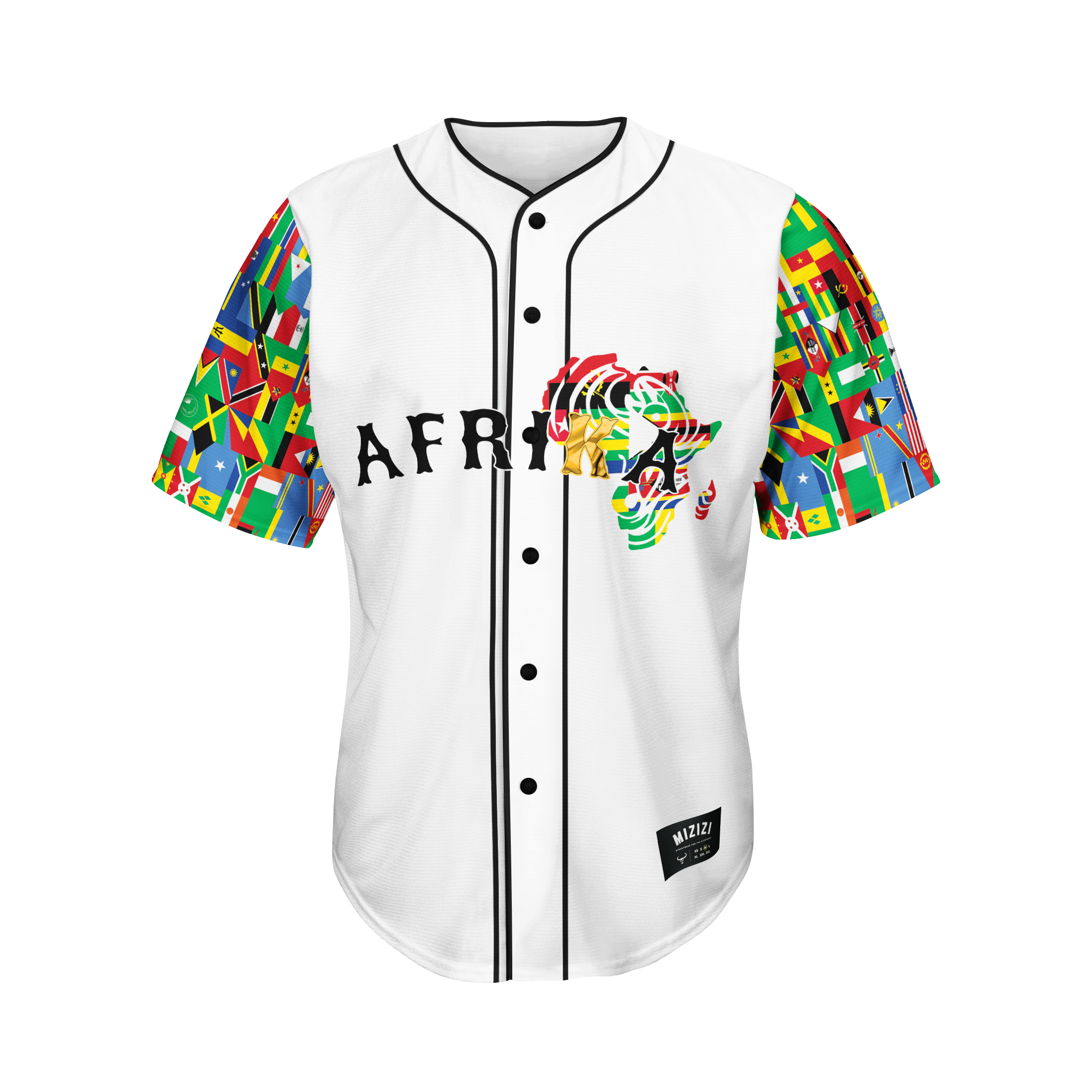 MIZIZ  Africa Baseball Jersey [Black] – MIZIZI