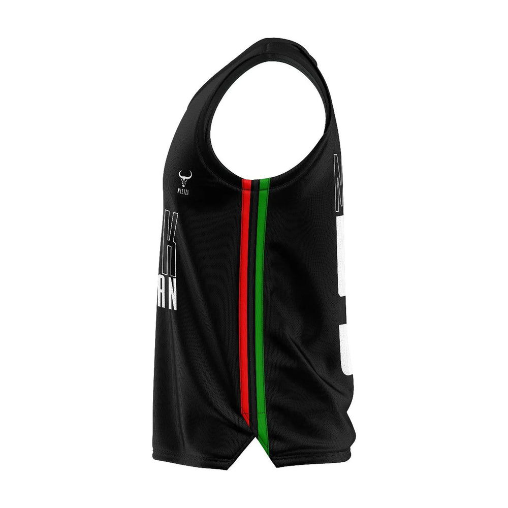 Black green basketball clearance jersey