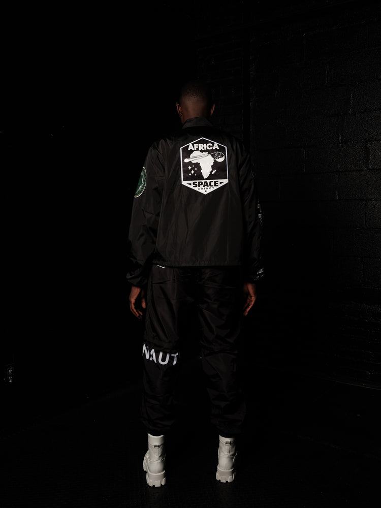 Afronauts Zipper-Knee Windbreaker Pants